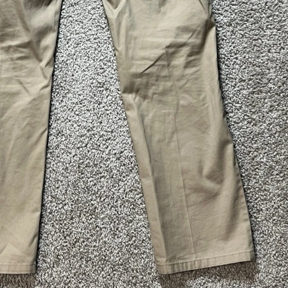 Bonobos Chino Pants Mens 33x28 Khaki Tan Flat Front Twill Tailored Fit Classic